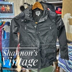 Karl Lagerfeld Kids Size 8 Girls Parka Jacket.